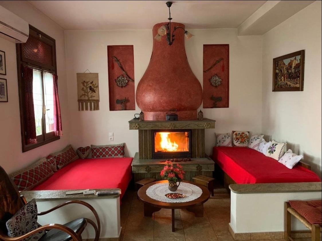 Η Θεα Traditional House Makrinitsa Ngoại thất bức ảnh